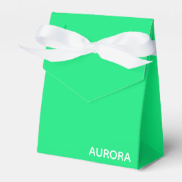 Caixinha De Lembrancinhas Aurora green color name