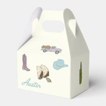 Austin Wedding Favor Box