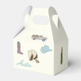 Caixinha De Lembrancinhas Austin Wedding Favor Box