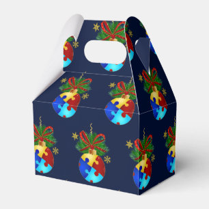 Caixinha De Lembrancinhas Autism Christmas Bauble