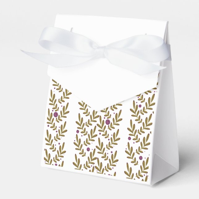 Caixinha De Lembrancinhas Autumn Leaf Favor Box Set (Frente)
