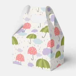 Caixinha De Lembrancinhas Autumn Rainy Pattern