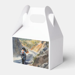 Caixinha De Lembrancinhas Aventura de Alta Velocidade em Paisagem Montanha V