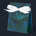 Caixinha De Lembrancinhas azul<br><div class="desc">barroco,  azul, gótico, espiritual, abstrato, padrão,  halloween, elegante,  casamento</div>