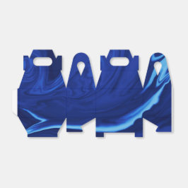 Caixinha De Lembrancinhas Azul de cobalto Texturizado