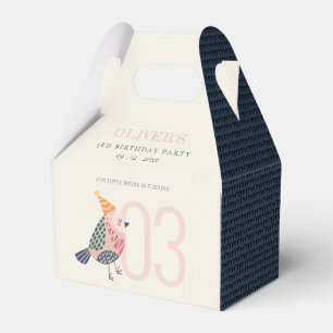 Caixinha De Lembrancinhas Azul-rosa-penteado-pinto-claro qualquer Aniversári