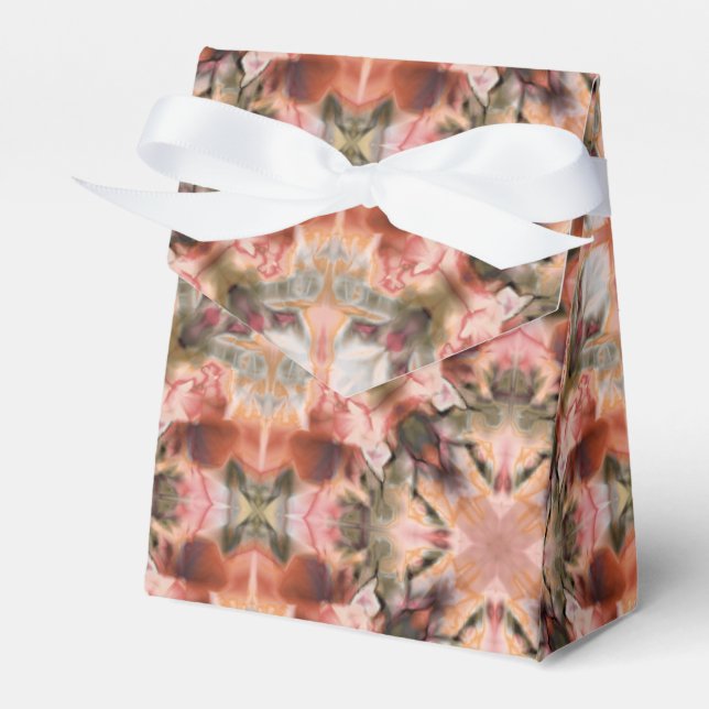 Caixinha De Lembrancinhas azulejo caleidoscópico moderno abstrato (Frente)