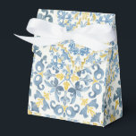 Caixinha De Lembrancinhas Azulejo Italiano Limão<br><div class="desc">Azulejo Italiano Limão
Mediterrâneo,  casamento de verão,  limões,  flores de limoeiro,  citrinos,  azul marinho e amarelo,  Casamento Azulejo Italiano Limão,  isso é amor,  costa Amalfi,  Positano</div>