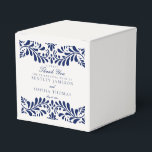 Caixinha De Lembrancinhas Azulejo Talavera Azul Casamento Fiesta Espanhola<br><div class="desc">Todos amam uma festa! Esta coleção é uma mistura deslumbrante de elegância e patrimônio cultural, inspirada nos padrões tradicionais de azulejos Talavera mexicanos. A borda floral azul vibrante exala sofisticação e um toque de charme festivo, tornando-a perfeita para sua celebração inspirada em espanhol ou mexicano. Se você está organizando uma...</div>