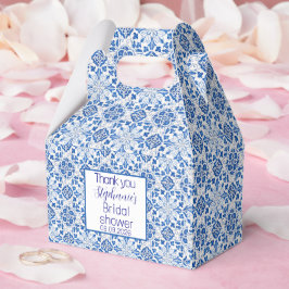 Caixinha De Lembrancinhas Azulejos Portugueses Chá de panela Azul Mediterrân