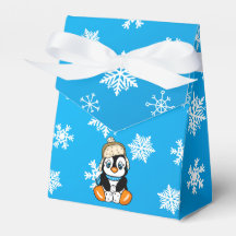 Baby Penguin Winter Snowflakes Party