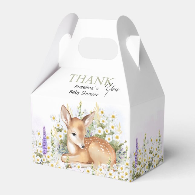 Caixinha De Lembrancinhas Baby Shower Favor Boxes. (Frente)