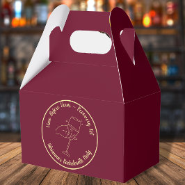 Caixinha De Lembrancinhas Bachelorette do kit de recuperação Vino Antes do V