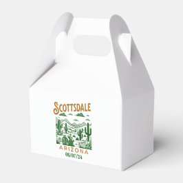 Caixinha De Lembrancinhas bachelorette scottsdale retro desert custom date