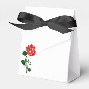 Caixinha De Lembrancinhas Bag de Favoritos do Partido Rosa vermelha