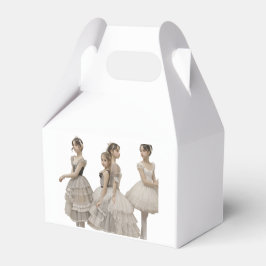 Caixinha De Lembrancinhas Bailarinas con trajes románticos