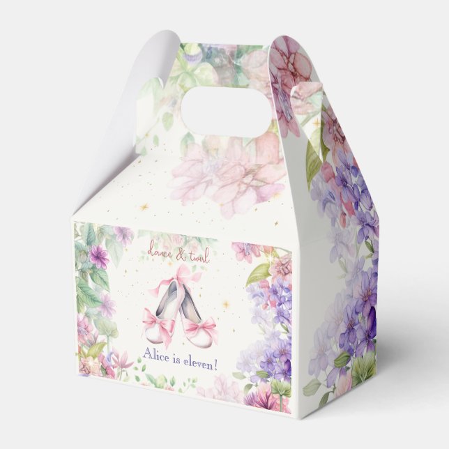 Caixinha De Lembrancinhas baile e aniversário de bailarina (Frente)