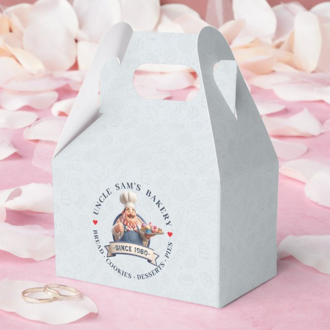 Caixinha De Lembrancinhas Bakery Store Pastry Chef Desserts Sweets Cake Shop (Casamento)