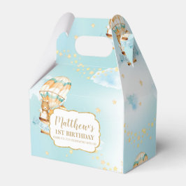 Caixinha De Lembrancinhas Balão de Ar Quente Animais Cachorros Festa de aniv