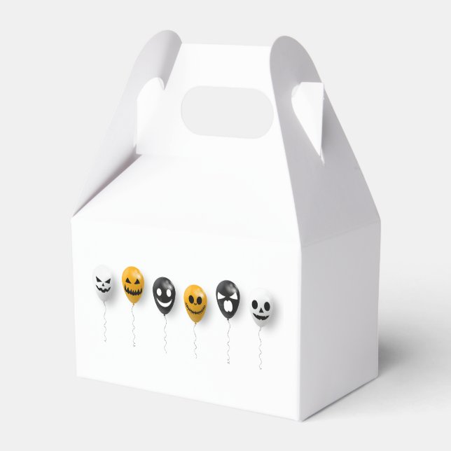 Caixinha De Lembrancinhas Balão de Halloween (Frente)