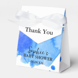 Caixinha De Lembrancinhas Balão de Hydrangea Azul, Pequeno Lambe