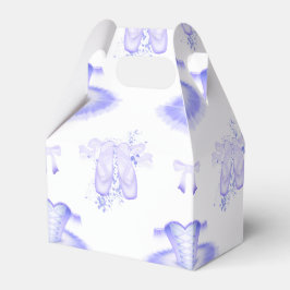 Caixinha De Lembrancinhas Balé Roxo Aniversário Tutu e Calçados Ponteiro