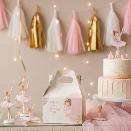 Caixinha De Lembrancinhas Ballerina Tutu Ballet Dancer Girl 5th Birthday