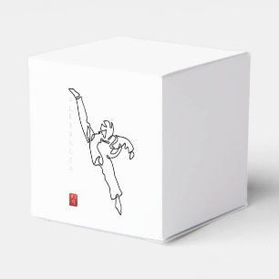 Caixinha De Lembrancinhas Ballotin classique TAEKWONDO DWICHAGI back kick