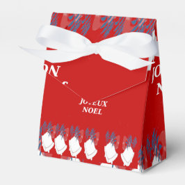 Caixinha De Lembrancinhas Ballotins Ballotin Cadeau Cloches Joyeux Noël Roug