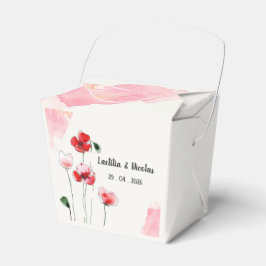 Caixinha De Lembrancinhas Ballotins "Coquelicots"
