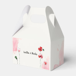Caixinha De Lembrancinhas Ballotins "Coquelicots"