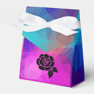 CAIXINHA DE LEMBRANCINHAS BALLOTINS  ROSE AVEC ROSE NOIR