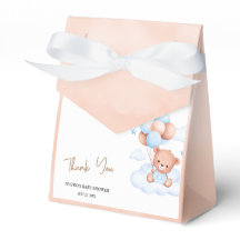 Balões de Urso Azul Castanho