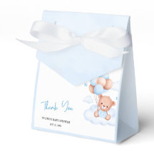 Balões de Urso Azul Castanho