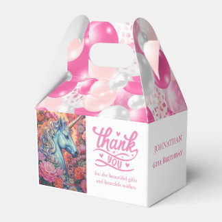 CAIXINHA DE LEMBRANCINHAS BALÕES UNICORN MAGICAL