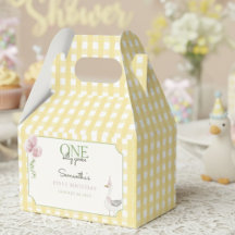 Baloões Cor-de-Rosa Silly Goose Gingham 1º Anivers