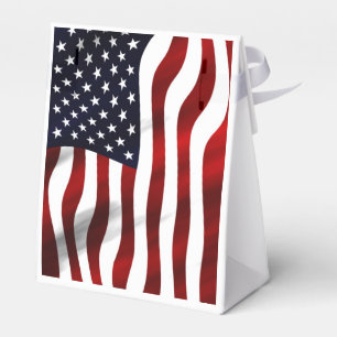 Caixinha De Lembrancinhas Bandeira Americana