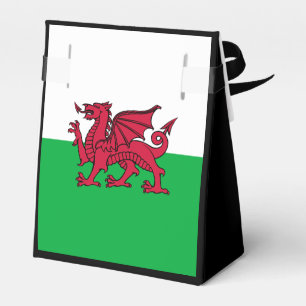 Caixinha De Lembrancinhas Bandeira Celta do Dragão Vermelho do País de Gales