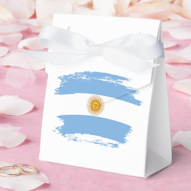 Caixinha De Lembrancinhas Bandeira da Argentina (Casamento)