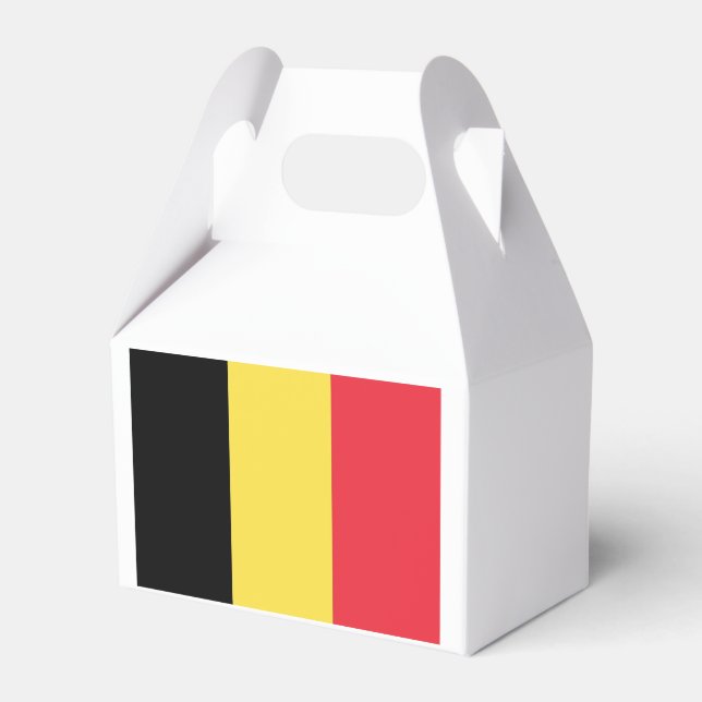 Caixinha De Lembrancinhas Bandeira da Bélgica (Verso)