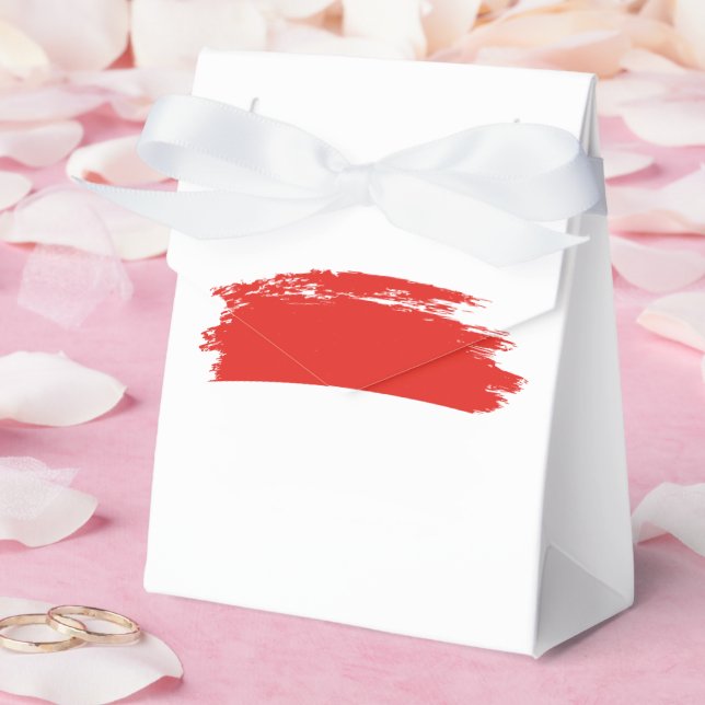 Caixinha De Lembrancinhas Bandeira da Indonésia (Casamento)