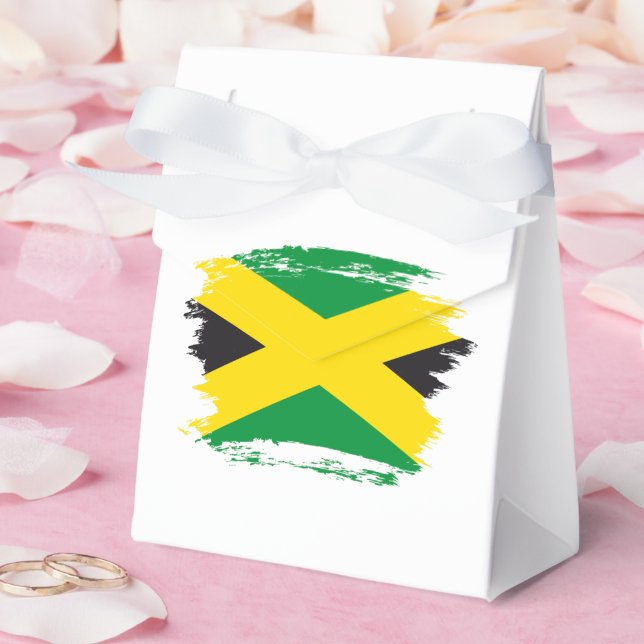 Caixinha De Lembrancinhas bandeira da Jamaica (Casamento)