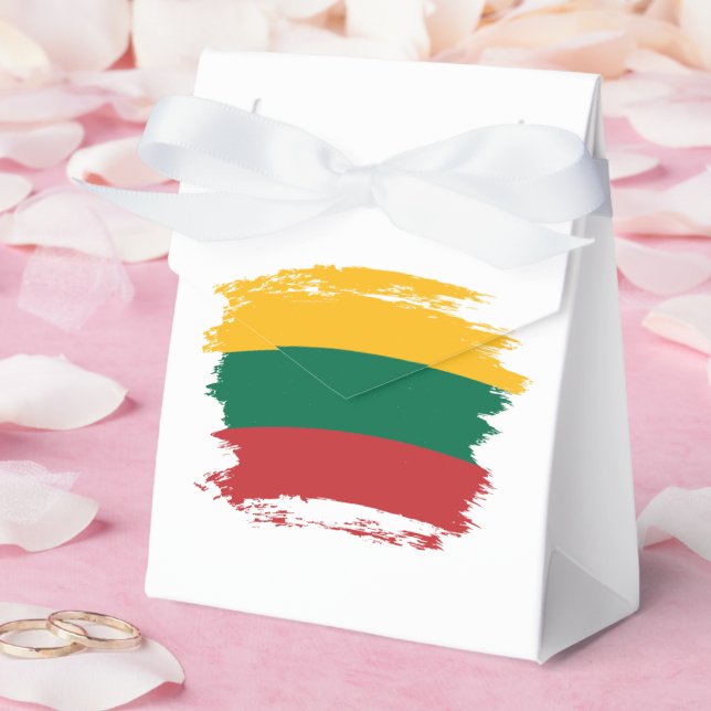 Caixinha De Lembrancinhas Bandeira da Lituânia (Casamento)