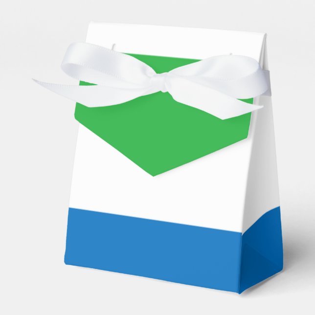 Caixinha De Lembrancinhas bandeira da Serra Leoa (Frente)