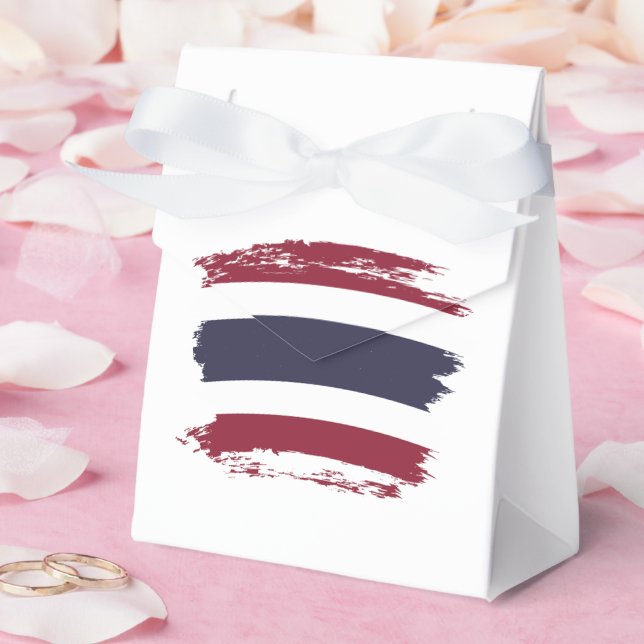 Caixinha De Lembrancinhas Bandeira da Tailândia (Casamento)
