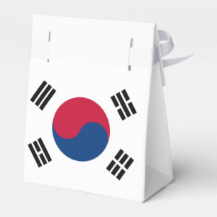 Caixinha De Lembrancinhas Bandeira de Coreia do Sul