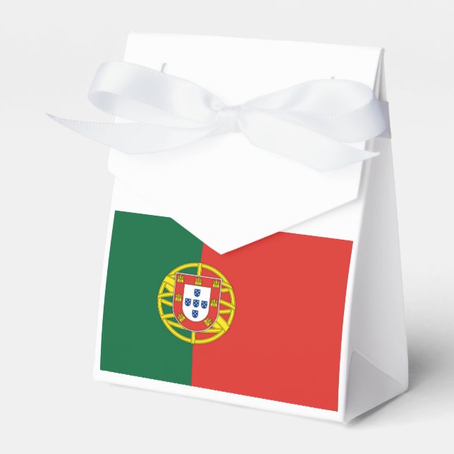 Caixinha De Lembrancinhas Bandeira de Portugal (Frente)