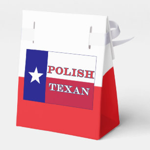 Caixinha De Lembrancinhas Bandeira polonesa de Texas do Texan