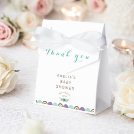 Caixinha De Lembrancinhas Banner de Bunting Chá de fraldas Neutro de Gênero