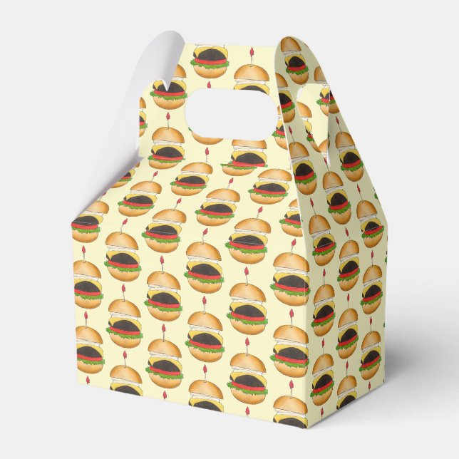 Caixinha De Lembrancinhas Barbecue de CHURRASCO Barbecue Burger Queijo (Frente)